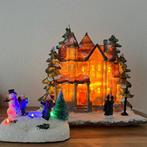 Kerstdecoratie (2) - Hars - Kersthuisje Sneeuwpop, Diversen, Nieuw