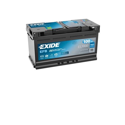 Exide EFB accu | EL1000 | 12V 100Ah, Auto-onderdelen, Accu's en Toebehoren, Ophalen of Verzenden