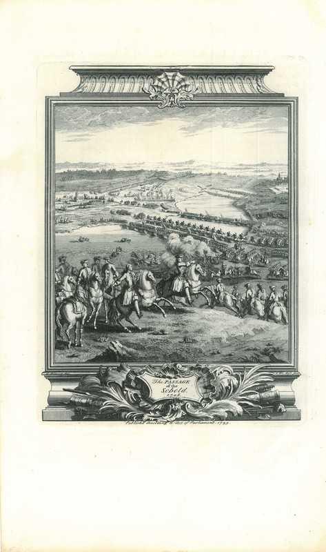 Historische prent van Antwerp en East Flanders, Antiek en Kunst, Kunst | Etsen en Gravures
