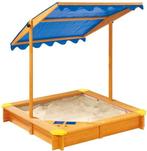 MaxxToys zandbak met verstelbaar dak - 120x120x120cm (Huis), Verzenden, Nieuw