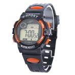 Fako - Kinderhorloge - LCD Sport Mini - Oranje, Sieraden, Tassen en Uiterlijk, Horloges | Kinderen, Verzenden, Nieuw