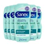 6x Sanex Agave Revitalizing Douchegel 250 ml, Nieuw, Verzenden
