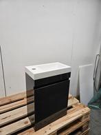 Fonteinkast 40 x 22 x 57 cm hoogglans donker antraciet links, Ophalen of Verzenden, Nieuw