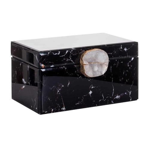 Richmond Juwelen box Maeve zwart marmer look (Black), Huis en Inrichting, Woonaccessoires | Overige, Ophalen of Verzenden