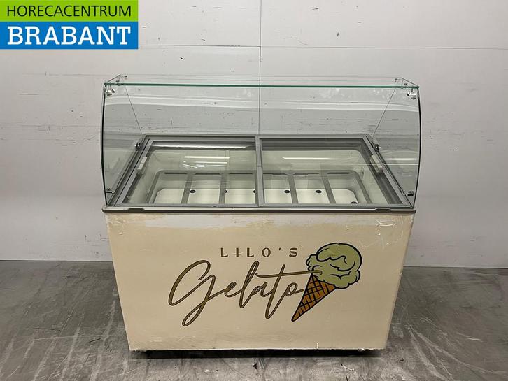 Verrijdbare Combisteel Java Schepijsvitrine 8 bakken 230V, Zakelijke goederen, Horeca | Keukenapparatuur, Gebruikt, Ophalen of Verzenden