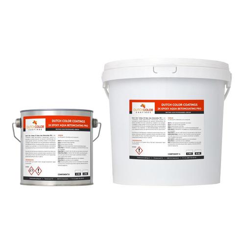 DCC 2K Epoxy Aqua Betoncoating RAL 7035 | Lichtgrijs, Doe-het-zelf en Verbouw, Verf, Beits en Lak, Verf, Grijs, Nieuw, Verzenden