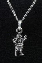 Zilveren Kerstman ketting hanger, Verzenden, Nieuw