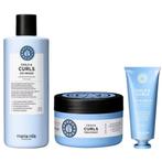 Maria Nila Coils & Curls Complete Set - 350+300+100ml, Ophalen of Verzenden, Nieuw, Shampoo of Conditioner