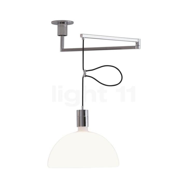 Nemo Albini AS41C Hanglamp, chroom/glas (Hanglampen), Huis en Inrichting, Lampen | Hanglampen, Nieuw, Verzenden