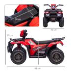 TRUUSK Elektrische Kinderquad Met LED En Muziek, Elektrische, Kinderen en Baby's, Speelgoed | Buiten | Accuvoertuigen, Verzenden