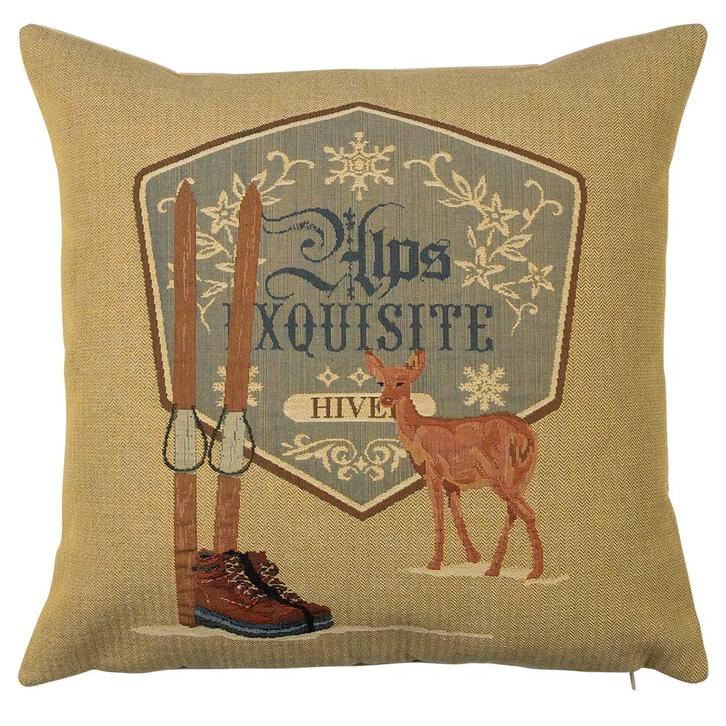 gobelin kussen alps exquisite 45x45cm, Huis en Inrichting, Woonaccessoires | Overige, Verzenden