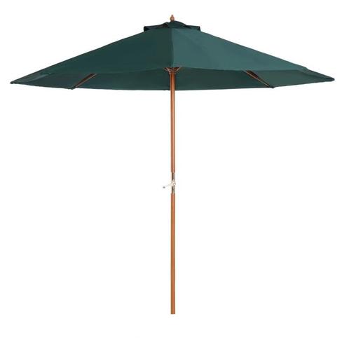 TRUUSK Houten Parasol, Tuinparasol, Balkonparasol, 2,5 M, Do, Tuin en Terras, Parasols, Nieuw, Verzenden