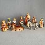 Goebel - Beeldje - Kerststal – 9-delige porseleinen set –