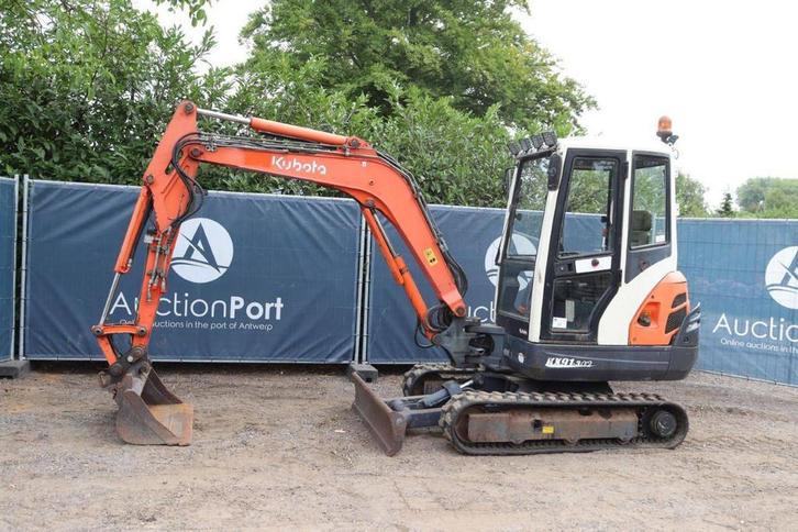 Veiling: Rupsgraafmachine Kubota KX91-32 Diesel 27pk 2008, Zakelijke goederen, Machines en Bouw | Kranen en Graafmachines, Graafmachine