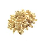 Gouden Zeeuwse broche, Ophalen of Verzenden, Gebruikt, Overige kleuren, Goud