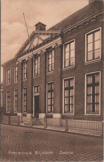 ZWOLLE - Heerenhuis Blijmarkt, Verzamelen, Ansichtkaarten | Nederland, Verzenden