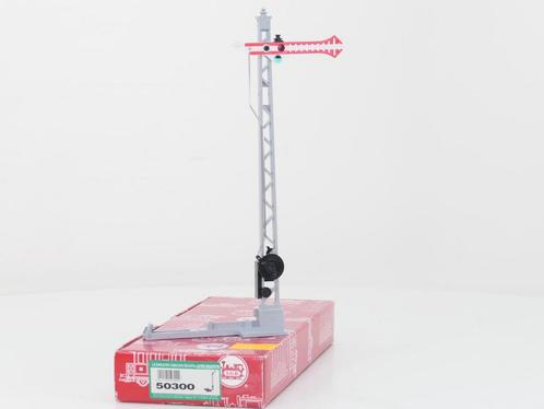 LGB 50300 Flügelsignal, Handbedienung (Seinpalen & Seinen), Hobby en Vrije tijd, Modeltreinen | Overige schalen, Rails, Zo goed als nieuw