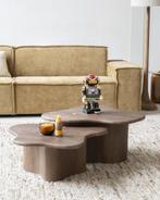 Salontafel set *NIEUW* FALL Brown By-Boo 240219, 50 tot 100 cm, Nieuw, Organisch Modern, Overige vormen