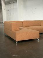 Leolux Faya Lobi + Hocker | Cognac (NIEUWSTAAT), 250 tot 300 cm, Ophalen of Verzenden, Zo goed als nieuw, Bank Hoekbank Bankstel Bankje Loungebank Banken Chaise Lounge 