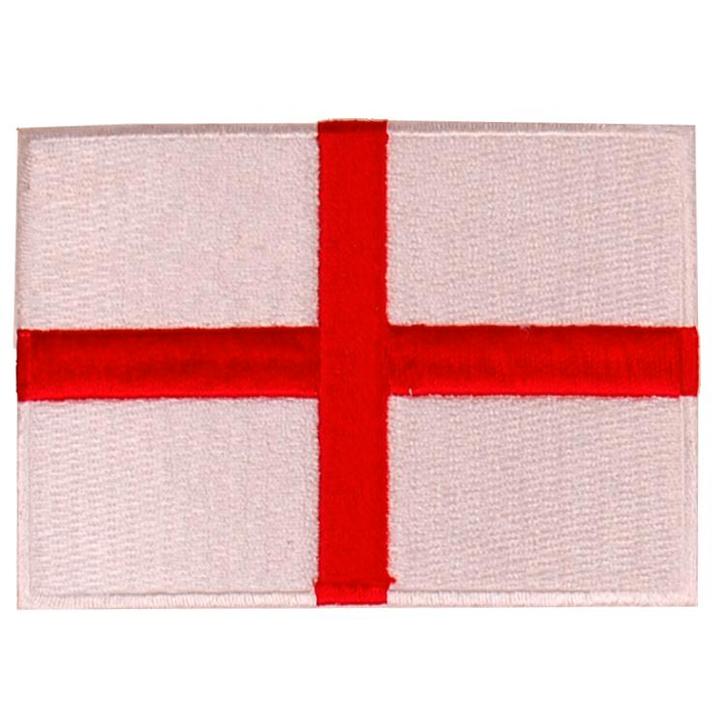Strijkapplicatie/Patch - Vlag Engels St Georges Cross - 8x6c, Hobby en Vrije tijd, Kledingapplicaties en Hotfix, Nieuw, Ophalen of Verzenden