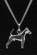 Zilveren Fox terrier gladhaar met staart ketting hanger -..., Verzenden, Nieuw