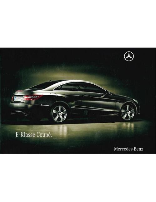 2009 MERCEDES BENZ E-KLASSE COUPÉ BROCHURE DUITS, Boeken, Auto's | Folders en Tijdschriften