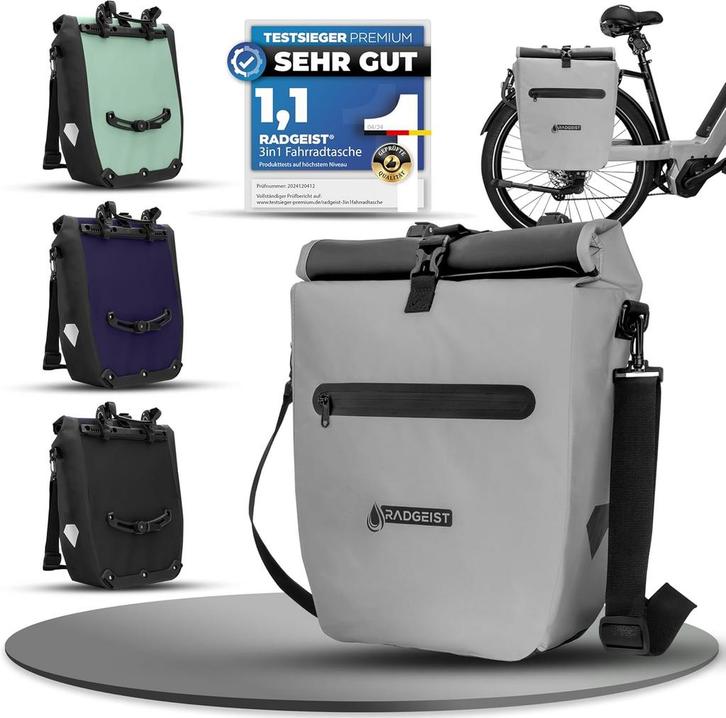 2dekans | RADGEIST Fietstas voor bagagedrager - Tas voor, Sieraden, Tassen en Uiterlijk, Tassen | Schoudertassen, Zo goed als nieuw