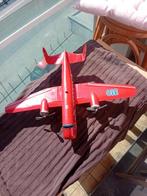 Joustra - Blikken speelgoed - Avion bi moteur mecanisme a