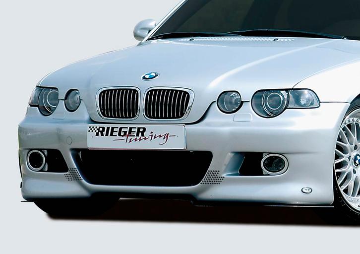 Rieger voorbumper | 3er E46: Compact | stuk ongespoten abs |, Auto-onderdelen, Carrosserie en Plaatwerk, Nieuw, BMW, Verzenden