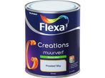 Veiling - Flexa Creations Muurverf Extra Mat Frosted Sky 1 l, Nieuw