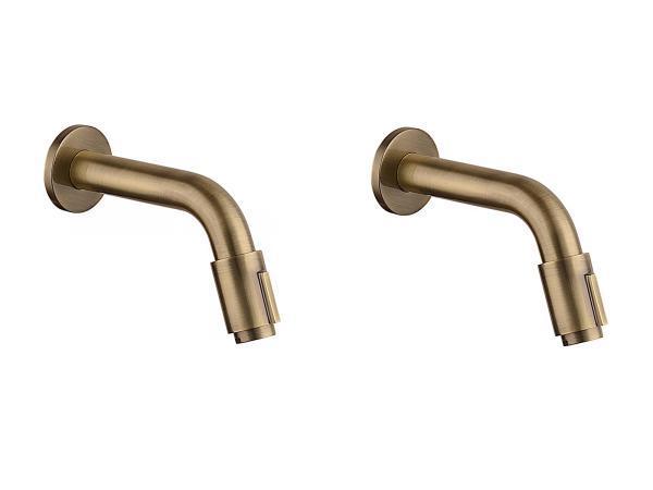 Veiling - 2x Beaux fonteinkraan wandmodel Piccolo brons, Doe-het-zelf en Verbouw, Sanitair