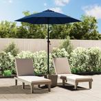 vidaXL Parasol 200x224 cm aluminium blauw, Verzenden, Nieuw, 2 tot 3 meter