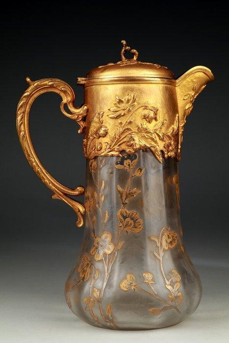 Victor Saglier - Karaf - Verguld, Antiek en Kunst, Antiek | Meubels | Stoelen en Banken