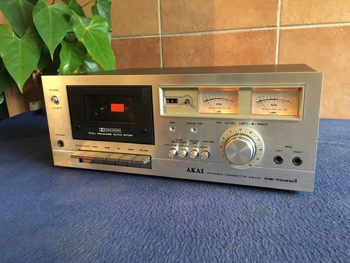 Akai - CS-702D mk2 Audiocassette deck, Audio, Tv en Foto, Radio's