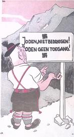 Spotprent over Colijn in Beieren (lijst optie, Lithos), Antiek en Kunst, Verzenden