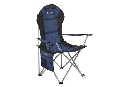 Veiling - Inklapbare Campingstoel / Vouwstoel Lido - Blauw, Caravans en Kamperen, Kampeermeubelen, Gebruikt
