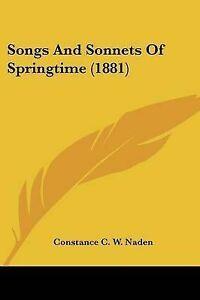 Songs and Sonnets of Springtime (1881) by Constance C W, Boeken, Taal | Engels, Gelezen, Verzenden