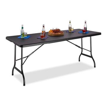 MaxxGarden Vouwtafel - Tuintafel - 180x70x74 - Rattan loo... beschikbaar voor biedingen