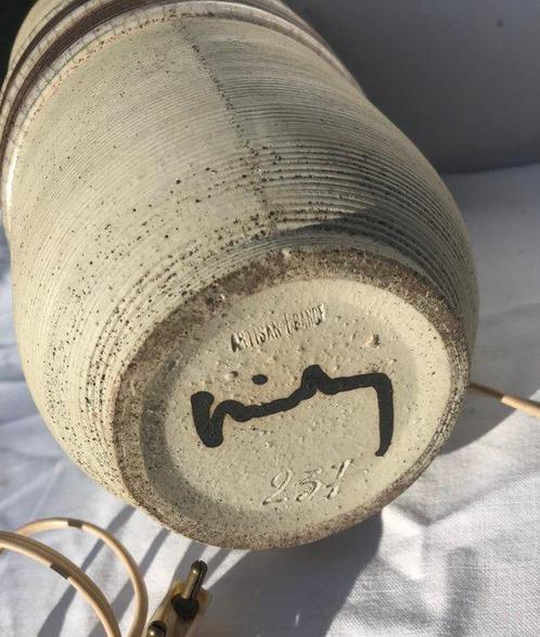 Lucien Brisdoux - Lamp - witte keramiek - tafellamp -, Antiek en Kunst, Curiosa en Brocante