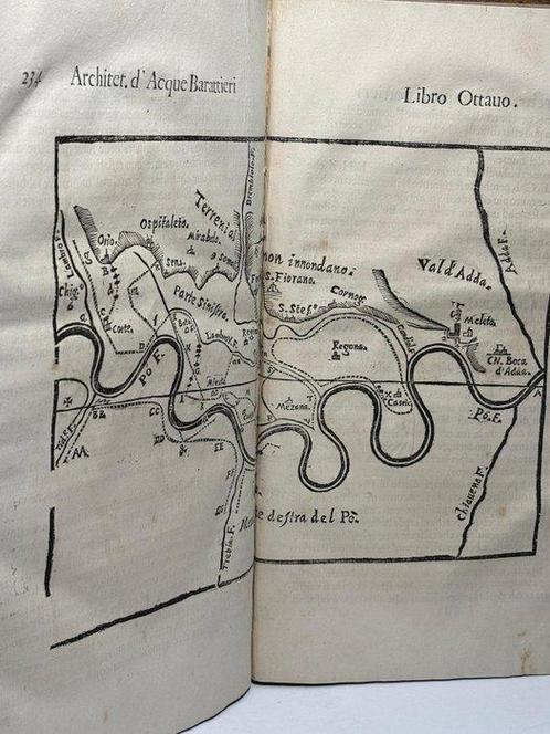 Gio. Battista Barattieri - Architettura d’acque - 1699, Antiek en Kunst, Antiek | Boeken en Bijbels