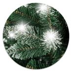 Kunstkerstboom - 180 cm - op houten stam - met dennenappels