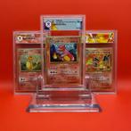 Tris Starter (Base Set) Charizard, Charmeleon, Charmander,, Hobby en Vrije tijd, Verzamelkaartspellen | Pokémon, Nieuw