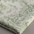 Prachtige Toile de Jouy Verde - Textiel - 250 cm - 280 cm