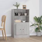 vidaXL buffetkast 60x35,5x103,5 cm bewerkt hout grijs sonoma, Huis en Inrichting, Kasten | Buffetkasten, Verzenden, 100 tot 150 cm
