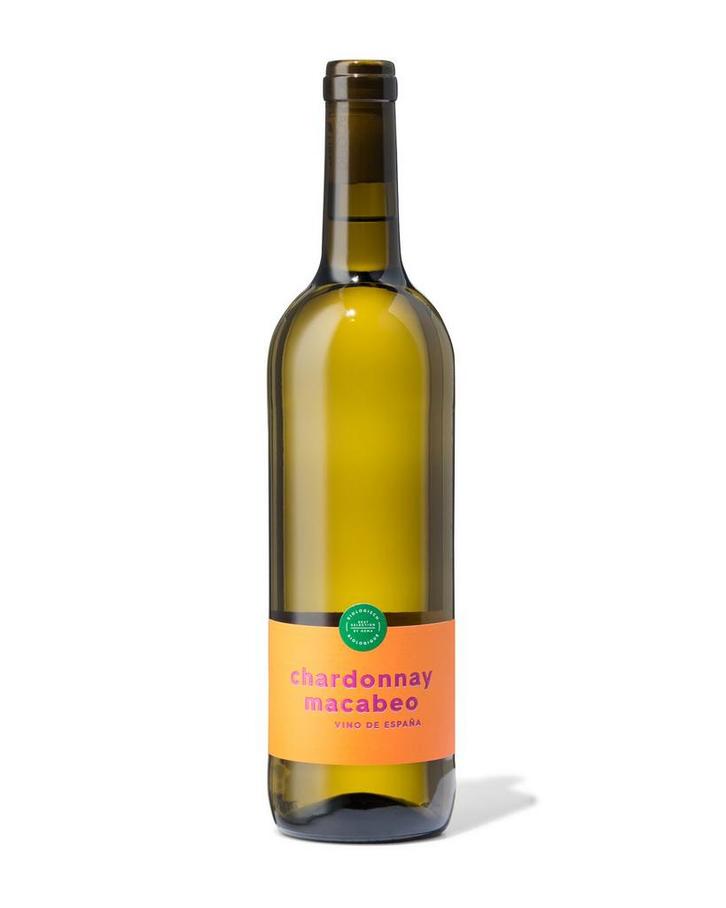 HEMA Huiswijn chardonnay macabeo 0.75L 2e halve prijs, Diversen, Levensmiddelen, Verzenden