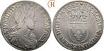1/2 Ecu Aix 1652 Frankreich: Ludwig Xiv, 1643-1715:, Postzegels en Munten, Verzenden
