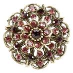 Fako Bijoux® - Broche - Bloem Ster Retro - 32x32mm -, Sieraden, Tassen en Uiterlijk, Broches, Verzenden, Nieuw