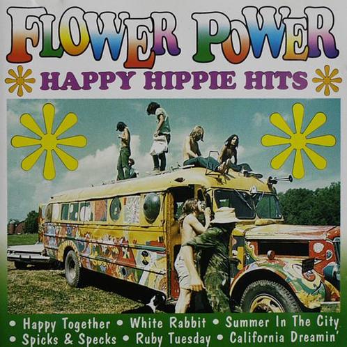 cd - Various - Flower Power - Happy Hippie Hits, Cd's en Dvd's, Cd's | Overige Cd's, Zo goed als nieuw, Verzenden