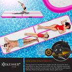 KESSER® Gymnastiekmat - Airtrack - Turnmat - 3M - Roze, Huis en Inrichting, Verzenden, Nieuw