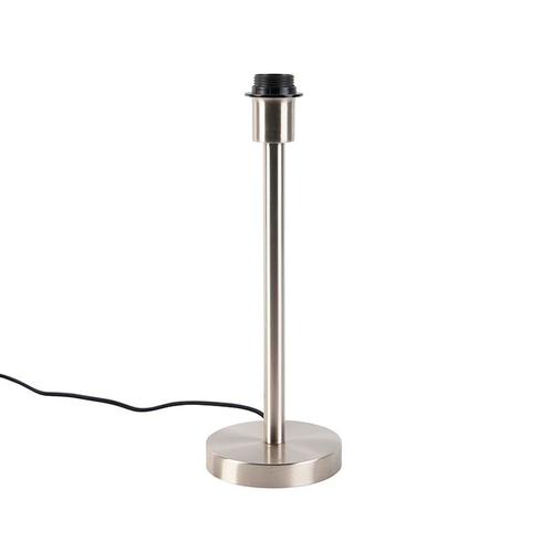 Moderne tafellamp staal zonder kap - Simplo, Huis en Inrichting, Lampen | Tafellampen, Nieuw, Overige materialen, Minder dan 50 cm